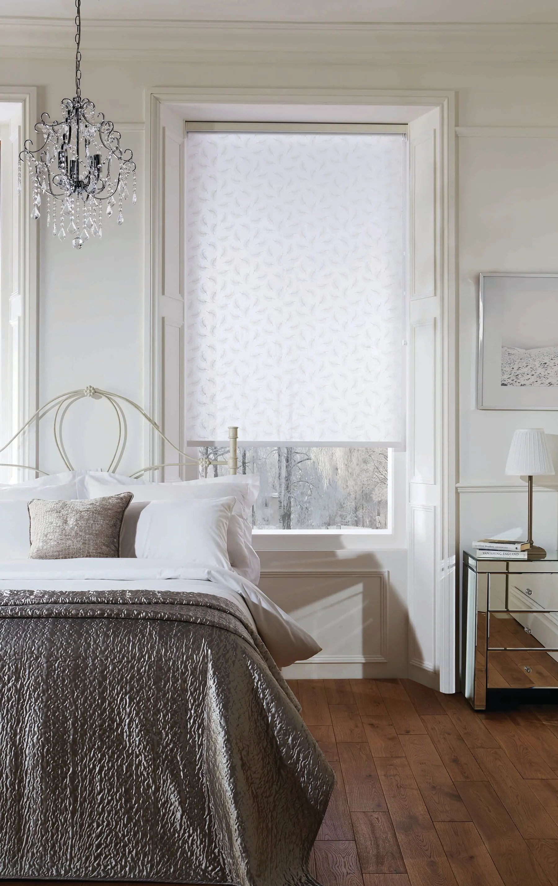 Dim-out roller blinds - living room