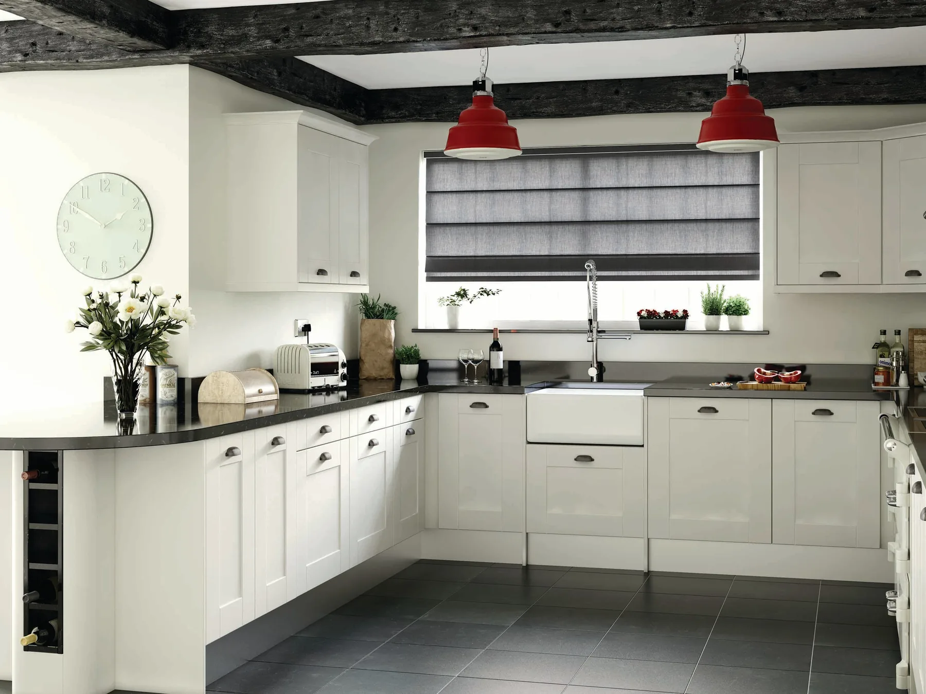 Roman blinds - classic style